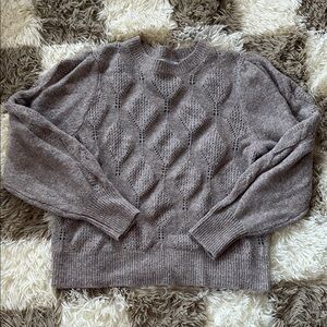 Old Navy Cozy Knit Sweater in Taupe